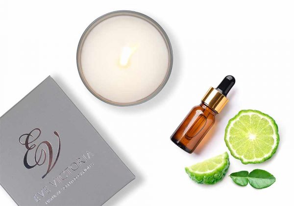 Eve Victoria Home Fragrance Candle Top View Oud & Bergamot